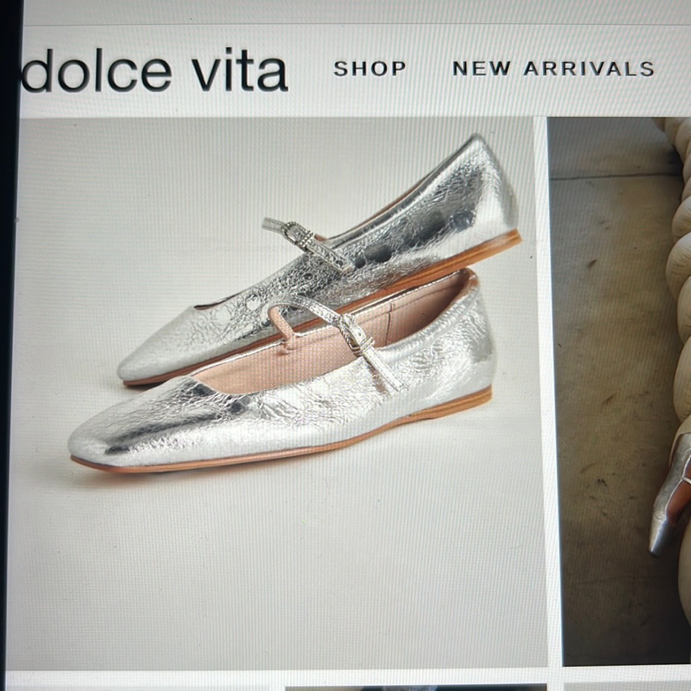 Dolce Vita, Silver Reyes, Size 8. Unworn. Still in box.